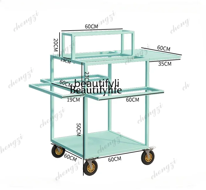 Florist Supply Buckets - 03 Stall selling flowers Flower trolley