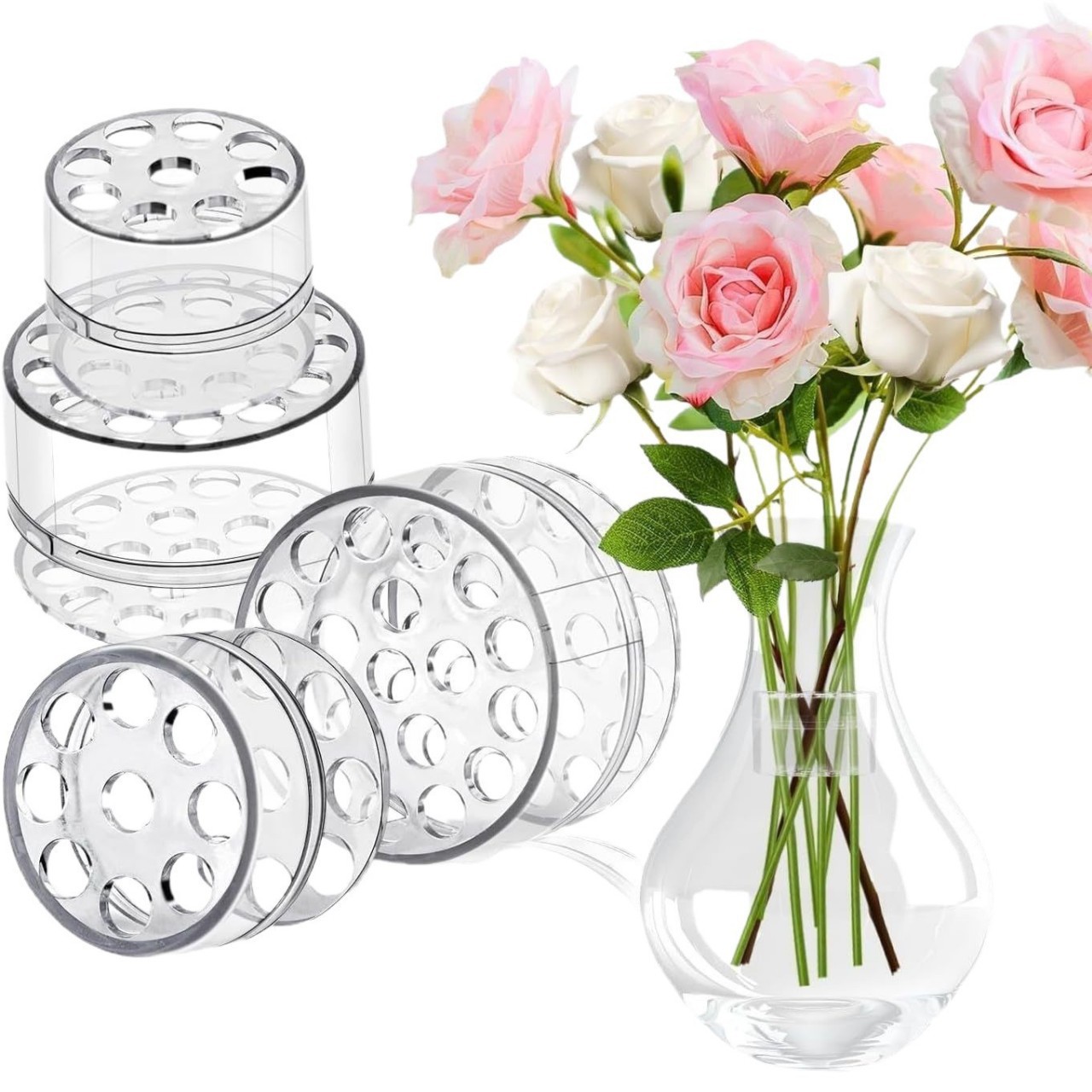 Florist Supp - Spiral Ikebana Stem Holder for Flowers