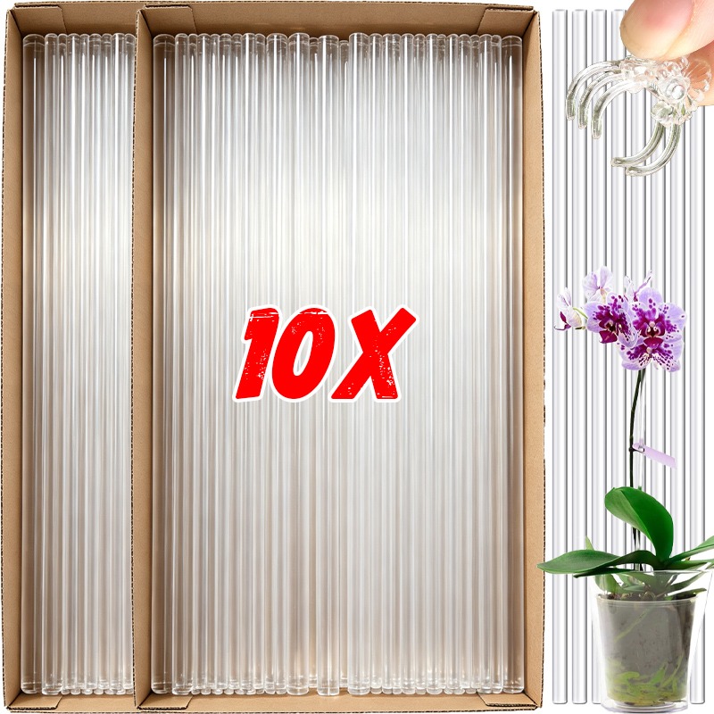Florist Supp - Reusable Clear Flower Support Stake Acrylic