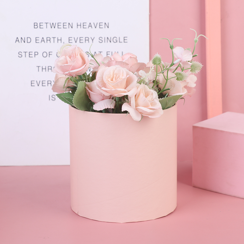 Florist Supply Buckets - 1PC Round Flower Paper Gift Box