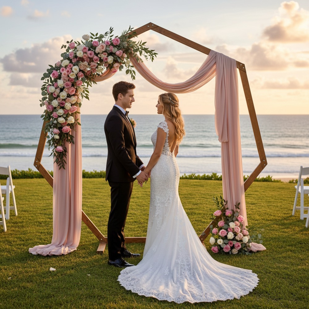 Wooden Wedding Arch Frame Wind - Florist Supp review and price