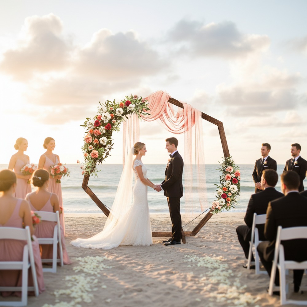 Wooden Wedding Arch Frame Wind - Florist Supp review and price