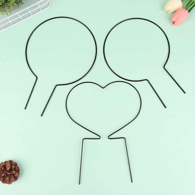 2Pcs Iron Heart-Shaped Garden  - Florist Supp review and price