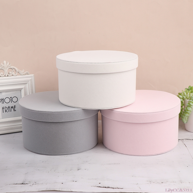 Velvet Round Flowers Box Gift  - Anda Florist Supply review and price