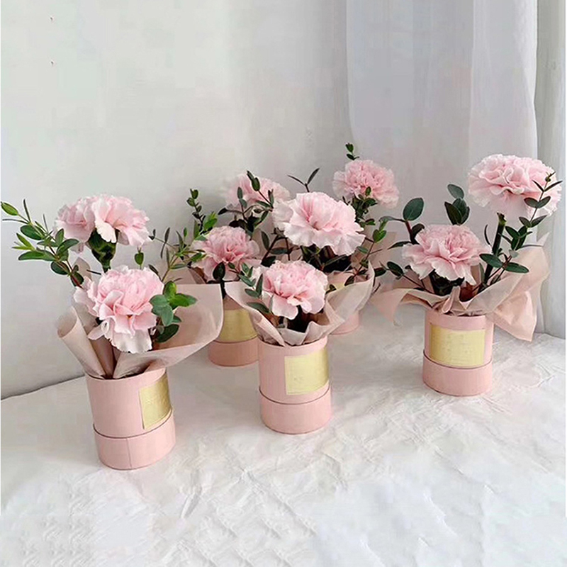 Round Flower Paper Box With Li - Florist Supply Buckets review and price