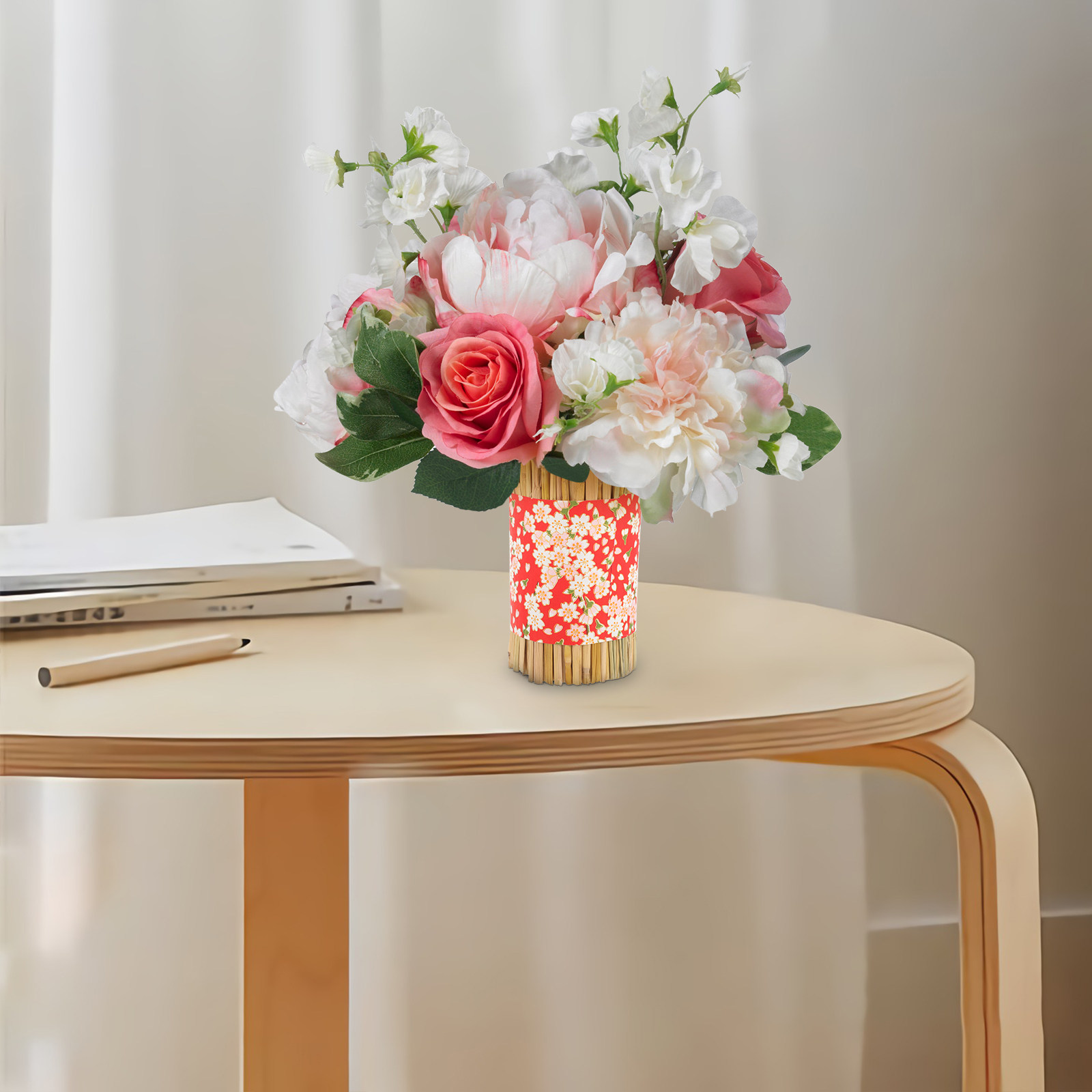 Straw Craft Decorative Vase Dr - Anda Florist Supply review and price