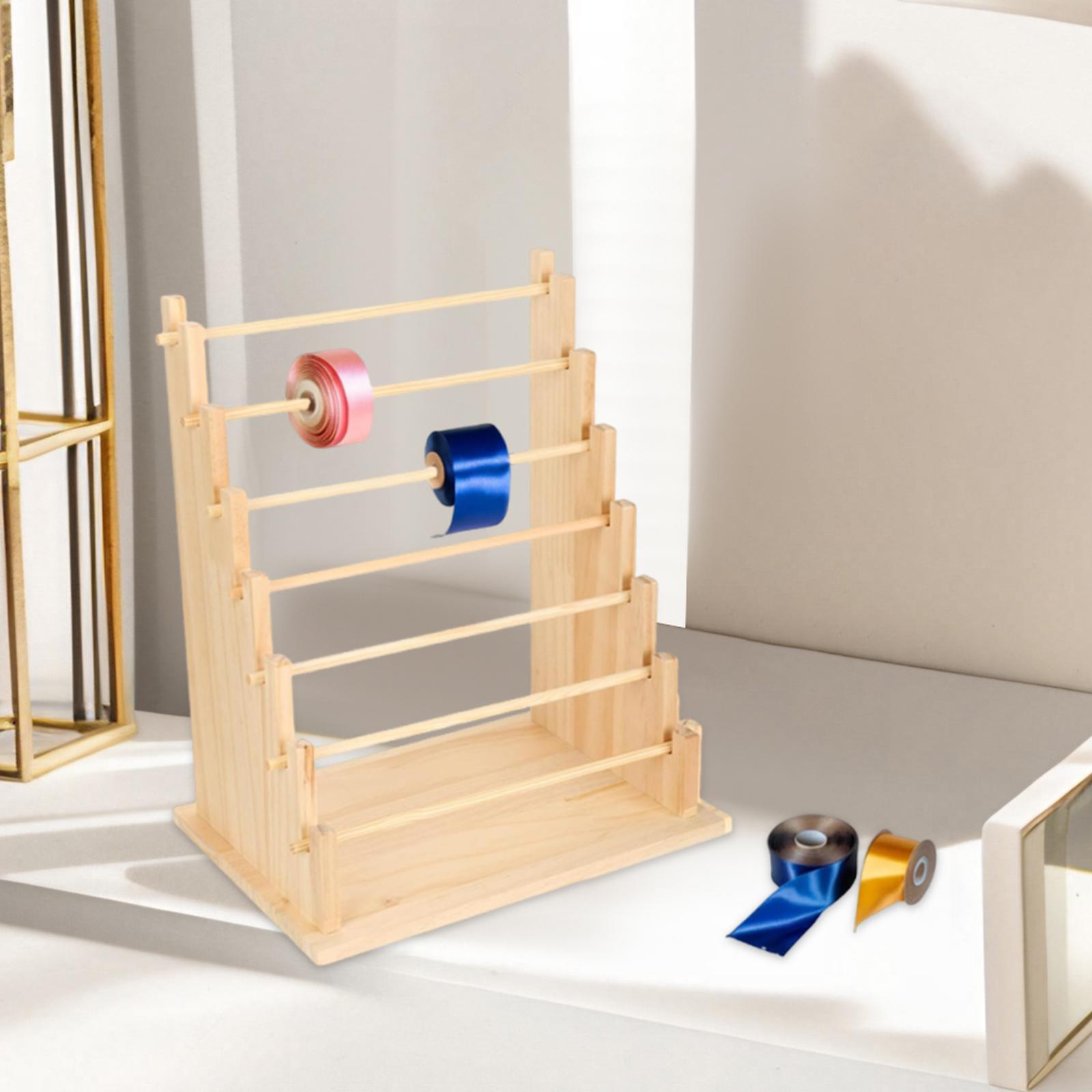 Wooden Ribbon Holder Organizer - Florist Supply Ribbon review and price